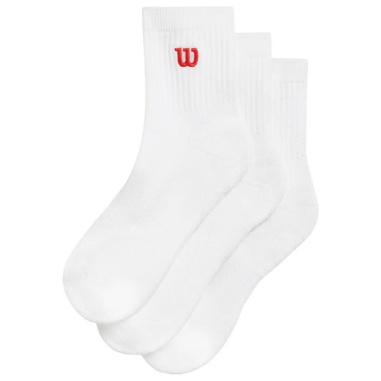 Wilson Quarter Top Socks 3 - Pack – Herr - Tennisbutiken