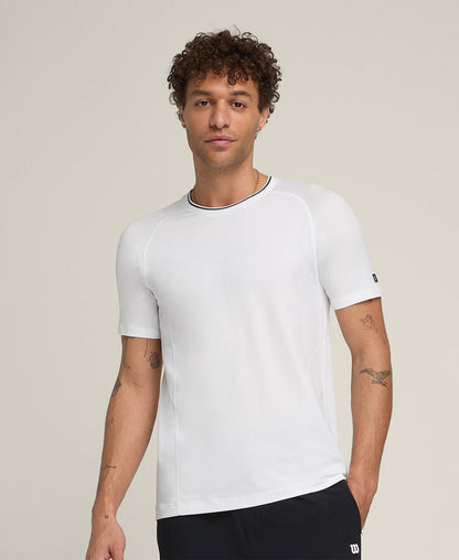 Wilson Team Seamless Crew - Bright White - Tennisbutiken