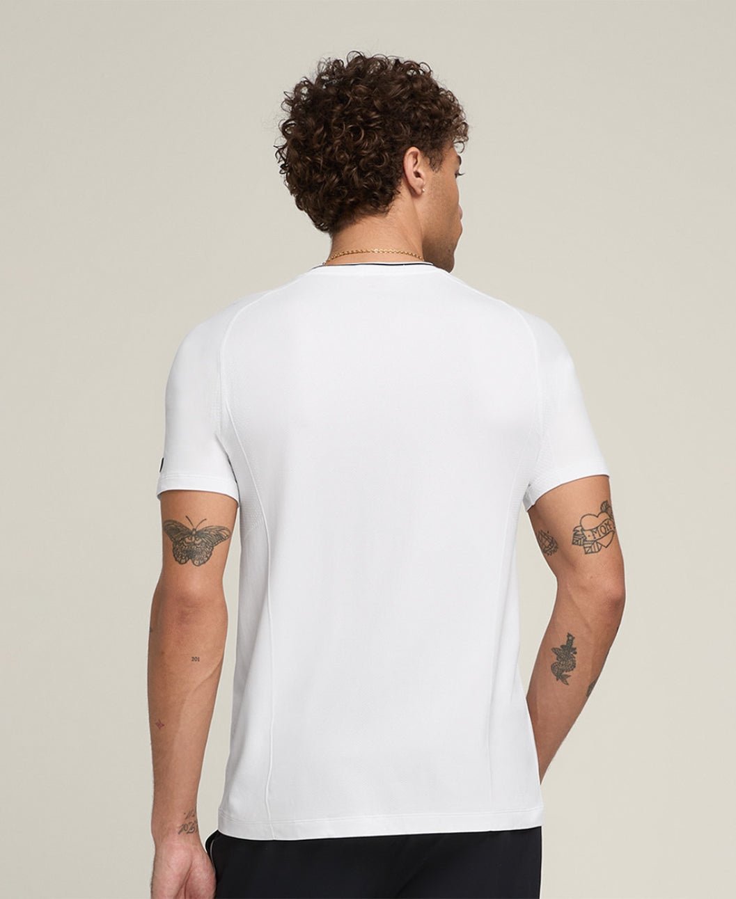 Wilson Team Seamless Crew - Bright White - Tennisbutiken