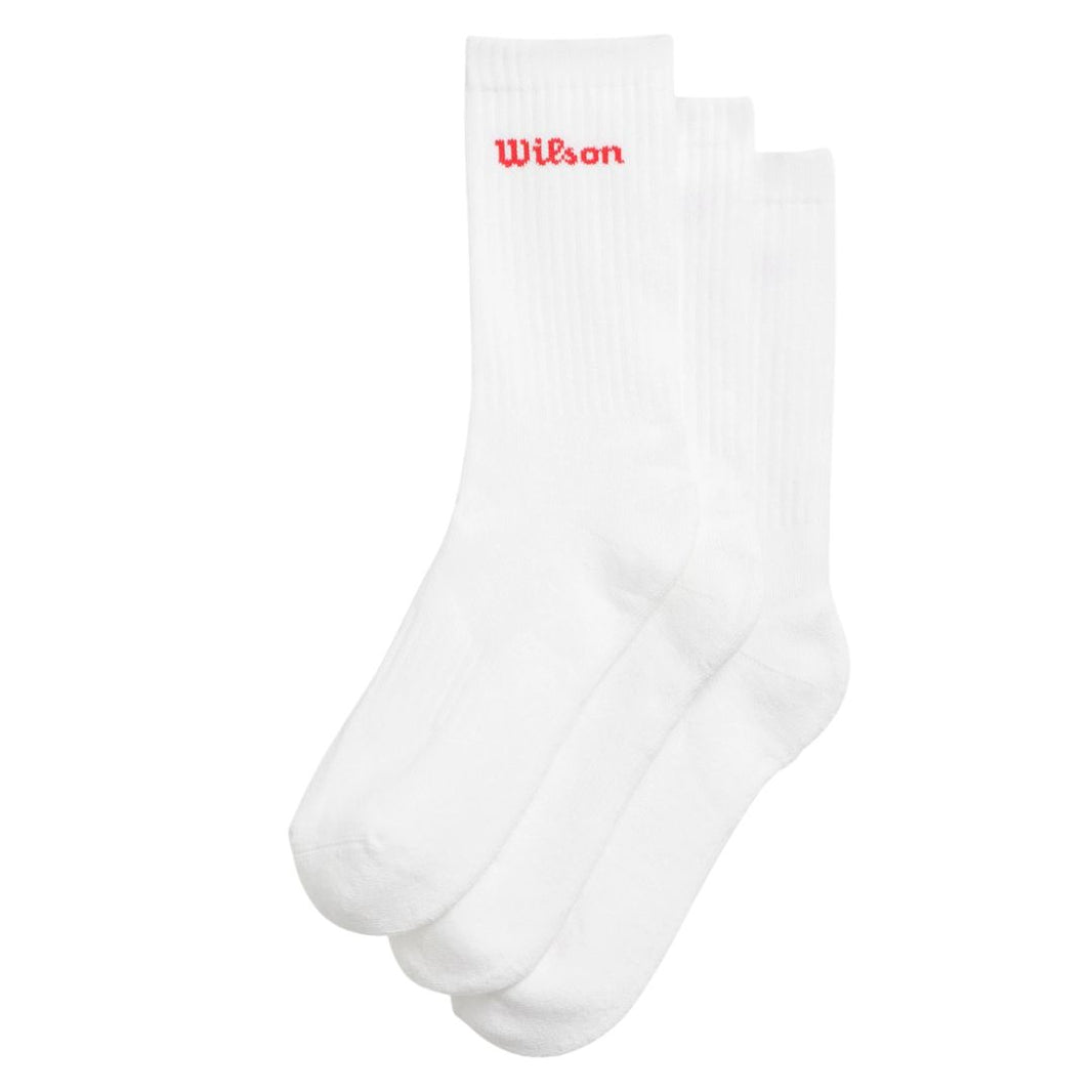 Wilson Crew Logo Strumpor 3 - Pack - Tennisbutiken