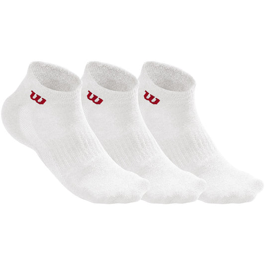 Wilson Quarter Sock 3x vit 39 - 46 - Tennisbutiken