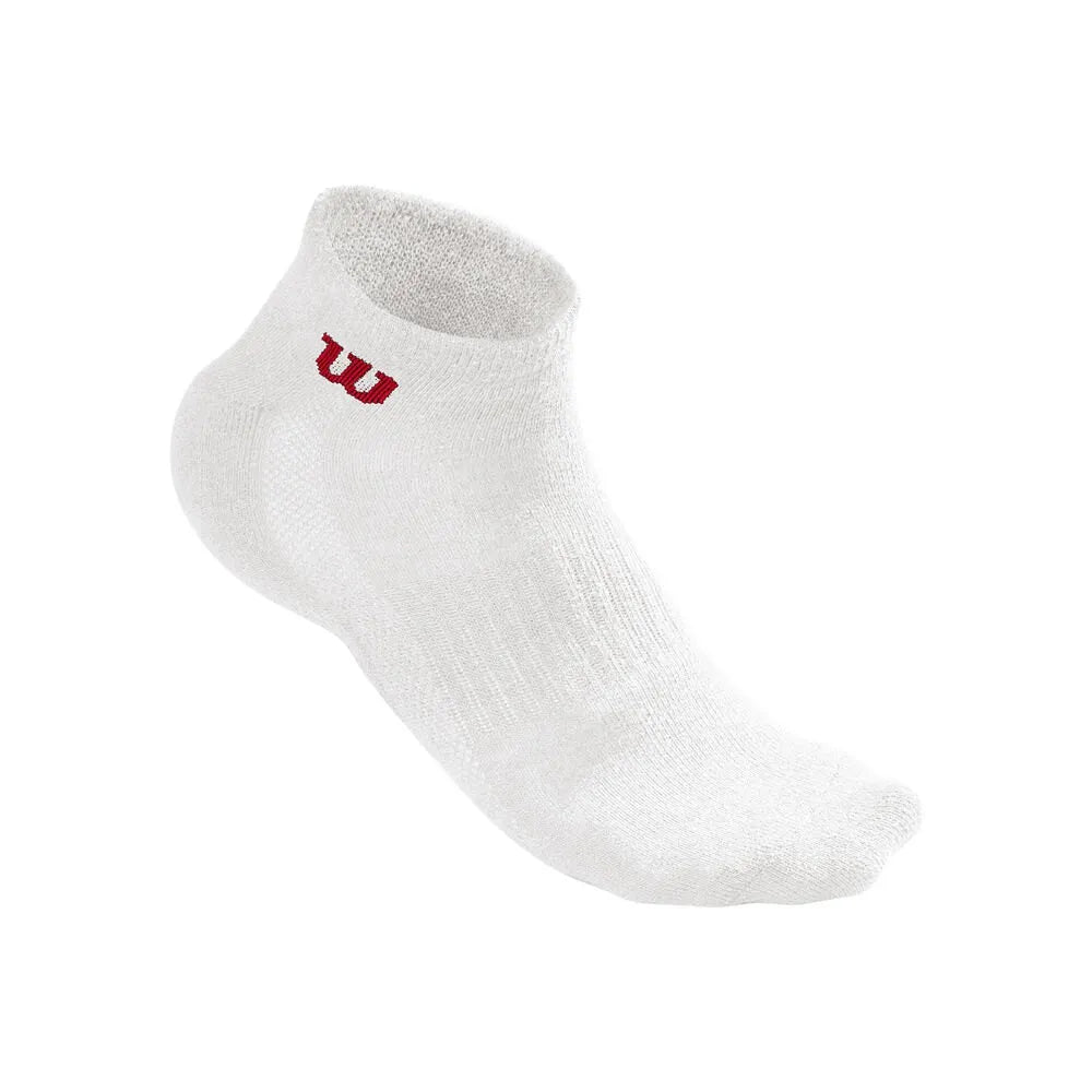 Wilson Quarter Sock 3x vit 39 - 46 - Tennisbutiken