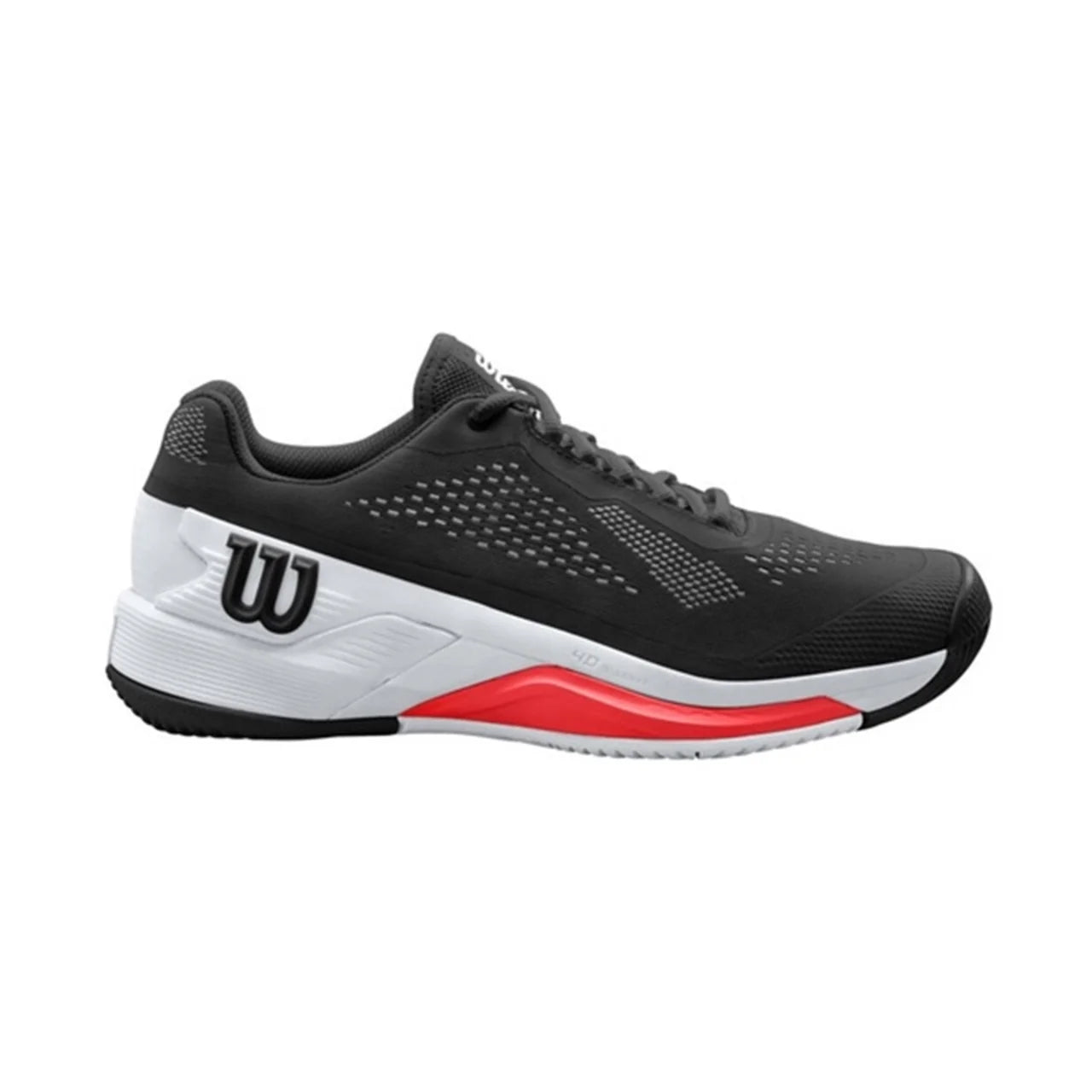 Wilson Rush Pro 4.0 Black/White/Poppy Red - Tennisbutiken