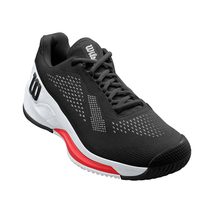 Wilson Rush Pro 4.0 Black/White/Poppy Red - Tennisbutiken