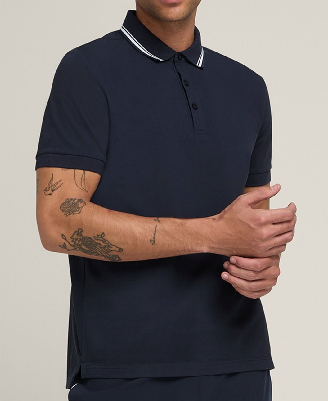 Wilson Team Pique Polo Classic Navy - Tennisbutiken