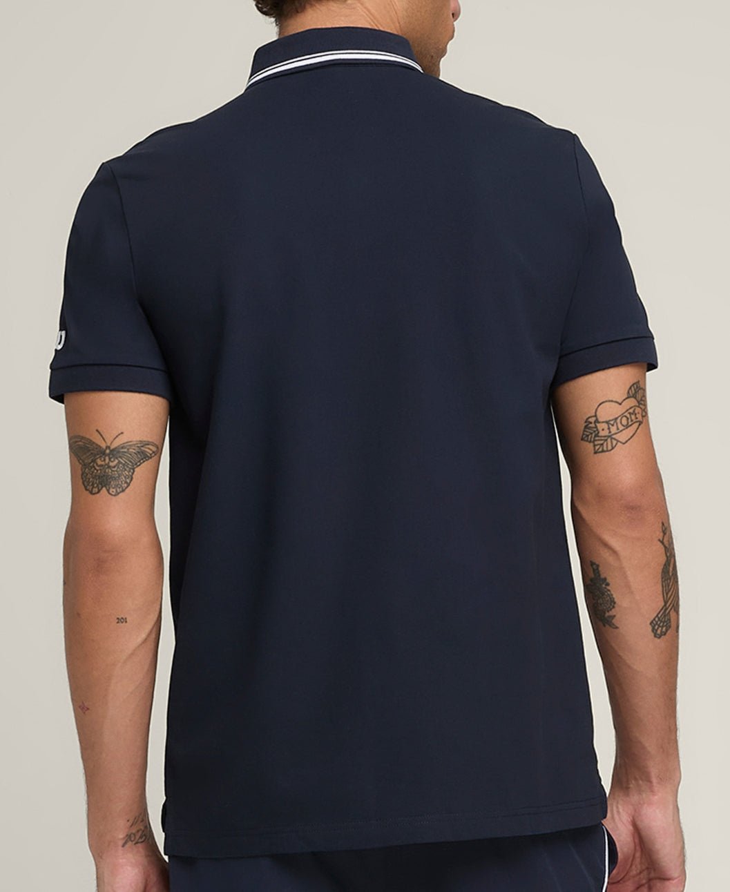 Wilson Team Pique Polo Classic Navy - Tennisbutiken