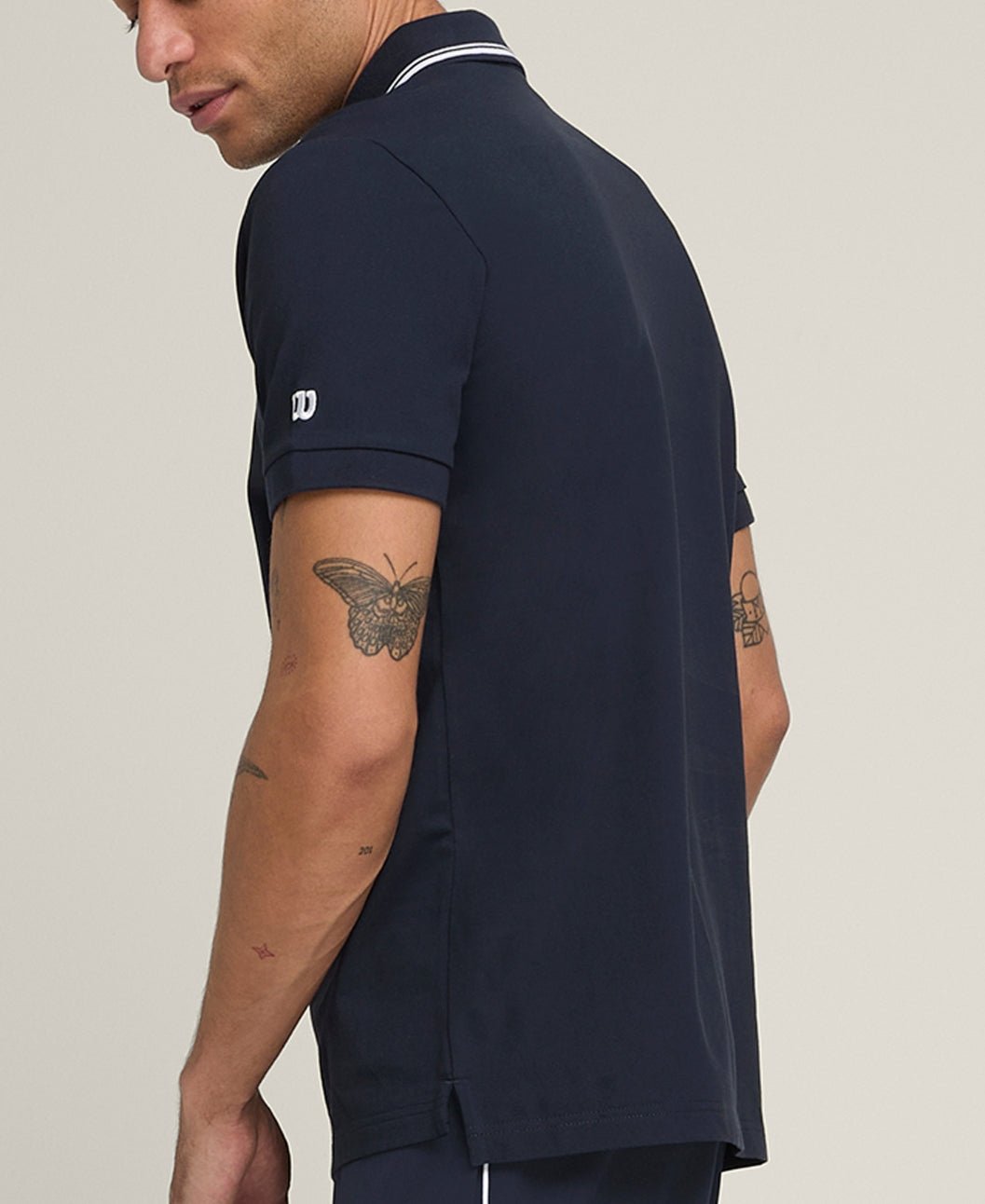 Wilson Team Pique Polo Classic Navy - Tennisbutiken