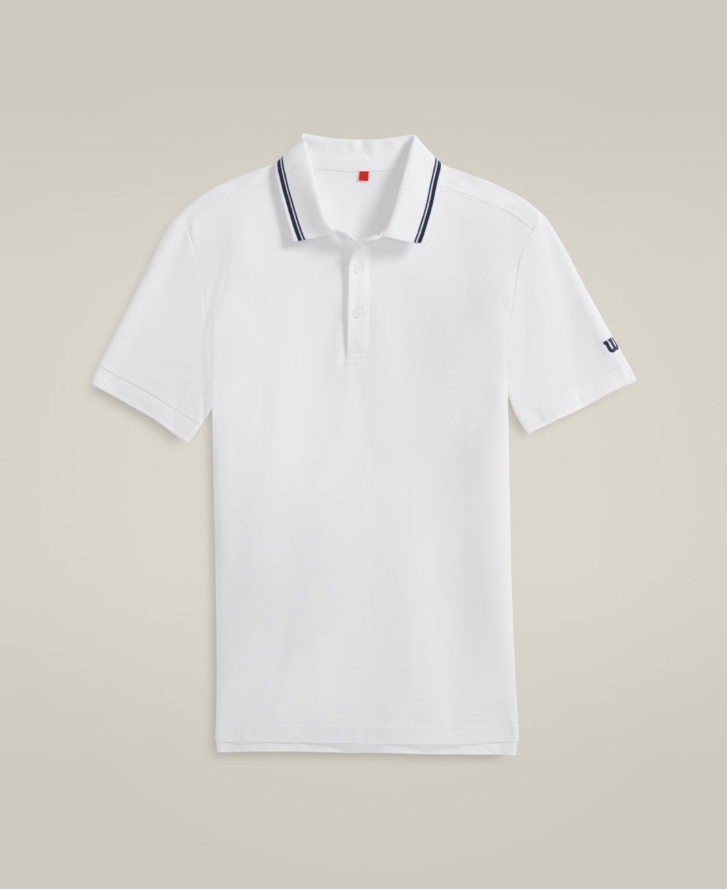 Wilson Team Pique Polo Bright White - Tennisbutiken