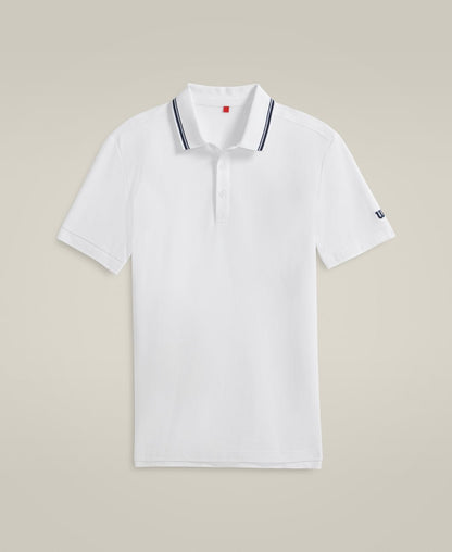 Wilson Team Pique Polo Bright White - Tennisbutiken