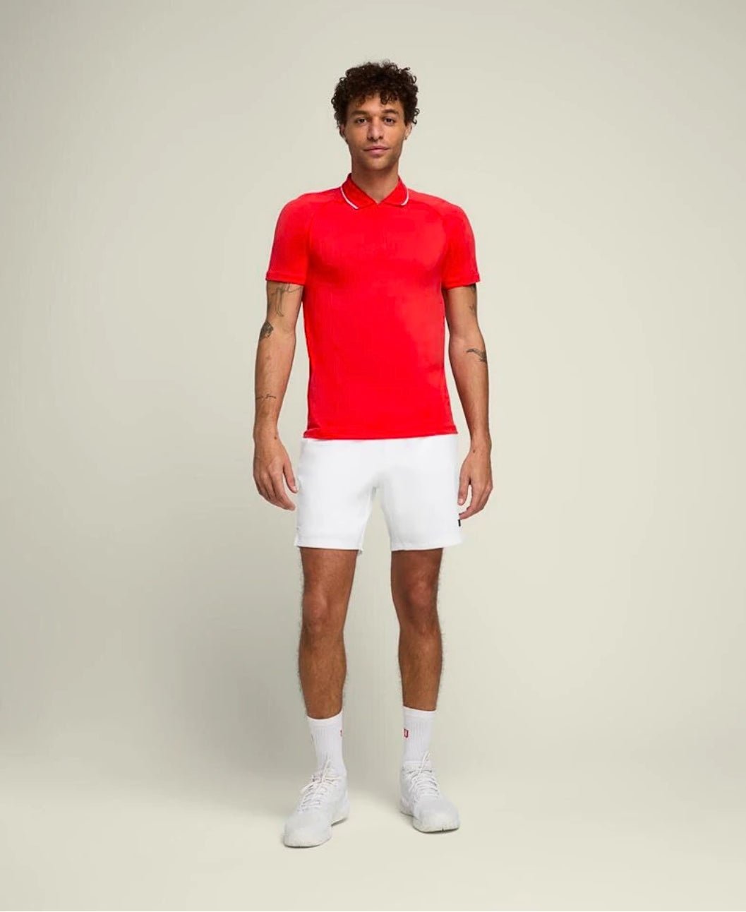 Wilson Team Shorts 7" Bright White - Tennisbutiken