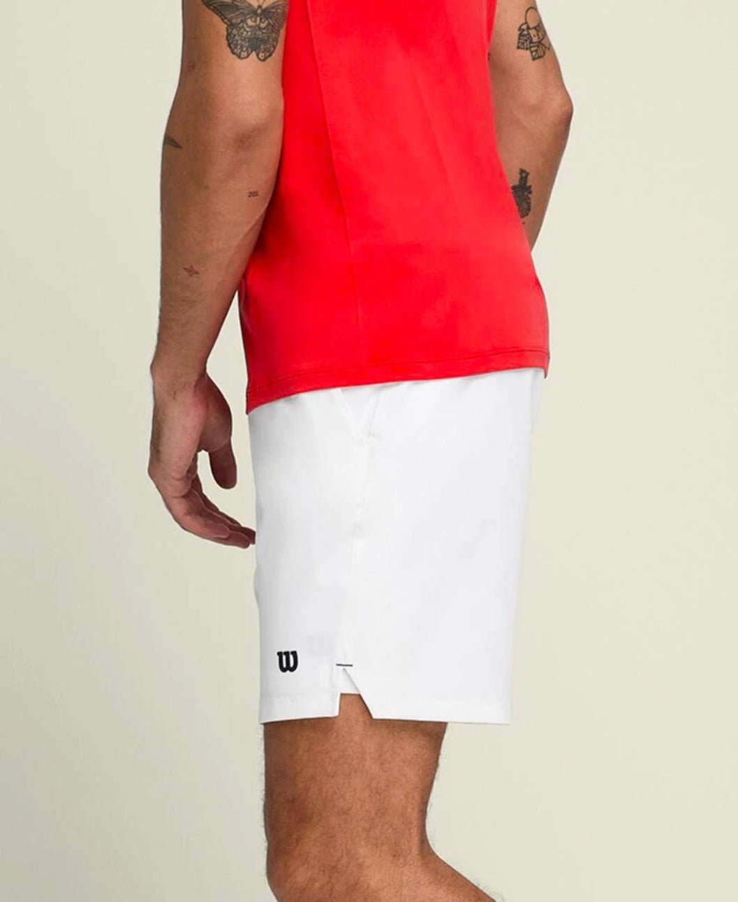 Wilson Team Shorts 7" Bright White - Tennisbutiken